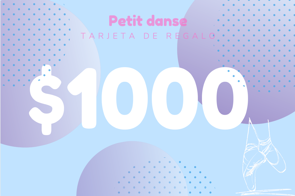 Tarjeta de regalo $1000