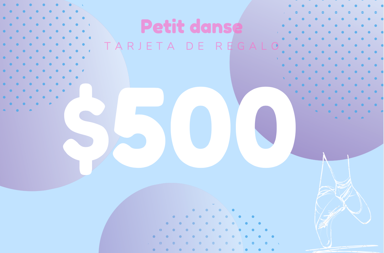 Tarjeta de regalo $500